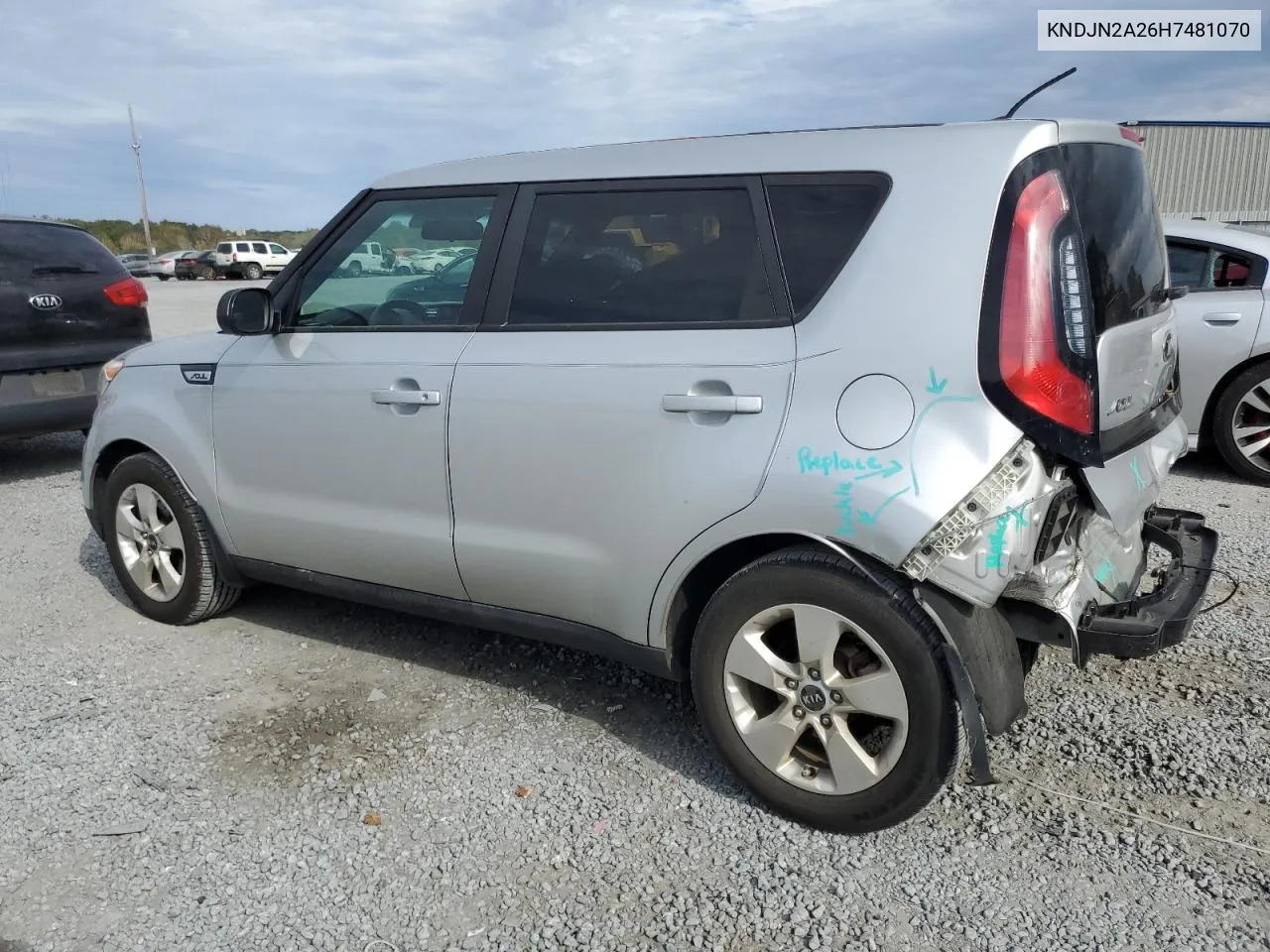 2017 Kia Soul VIN: KNDJN2A26H7481070 Lot: 76134184