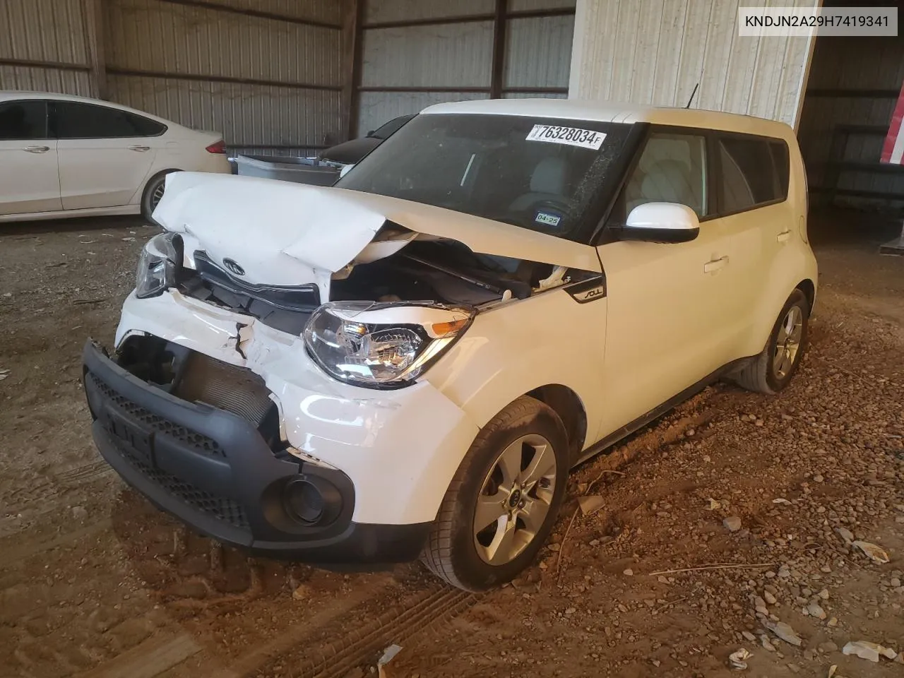 2017 Kia Soul VIN: KNDJN2A29H7419341 Lot: 76328034