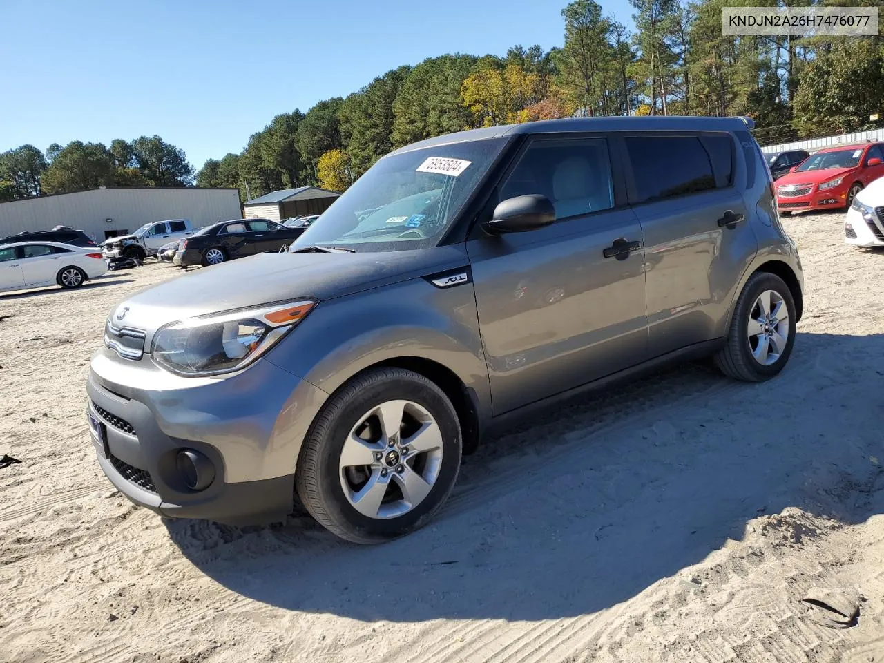 2017 Kia Soul VIN: KNDJN2A26H7476077 Lot: 76953504