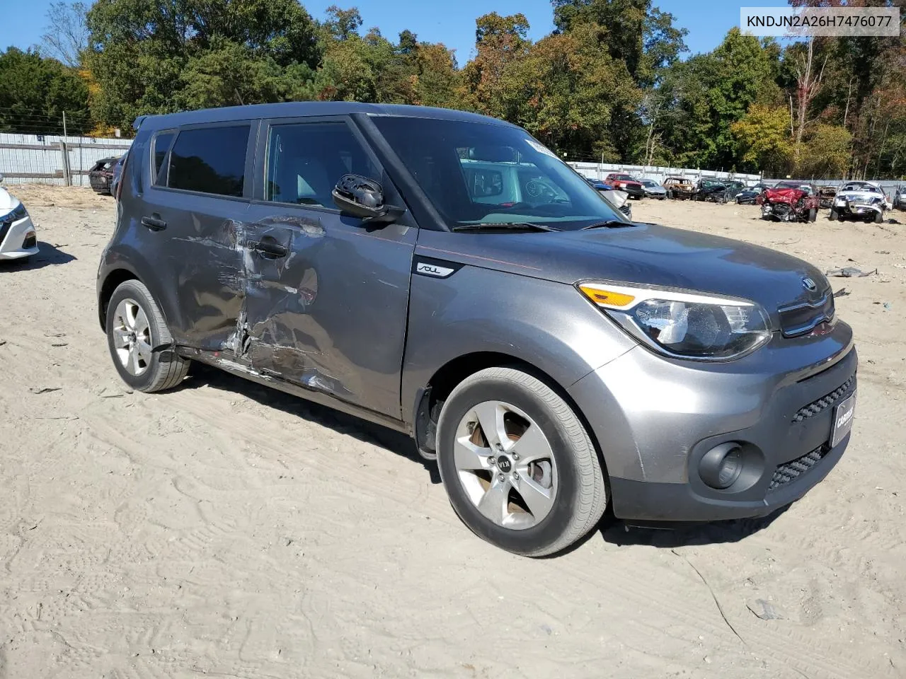 2017 Kia Soul VIN: KNDJN2A26H7476077 Lot: 76953504