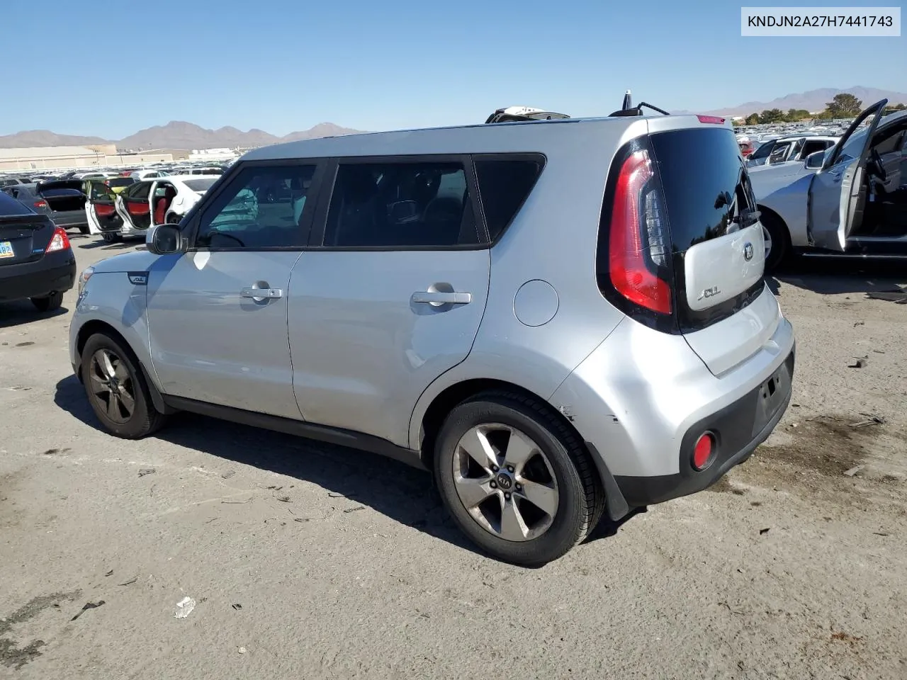 2017 Kia Soul VIN: KNDJN2A27H7441743 Lot: 76995234