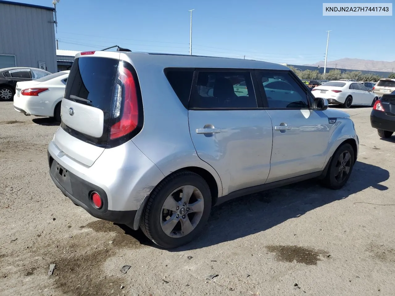 2017 Kia Soul VIN: KNDJN2A27H7441743 Lot: 76995234