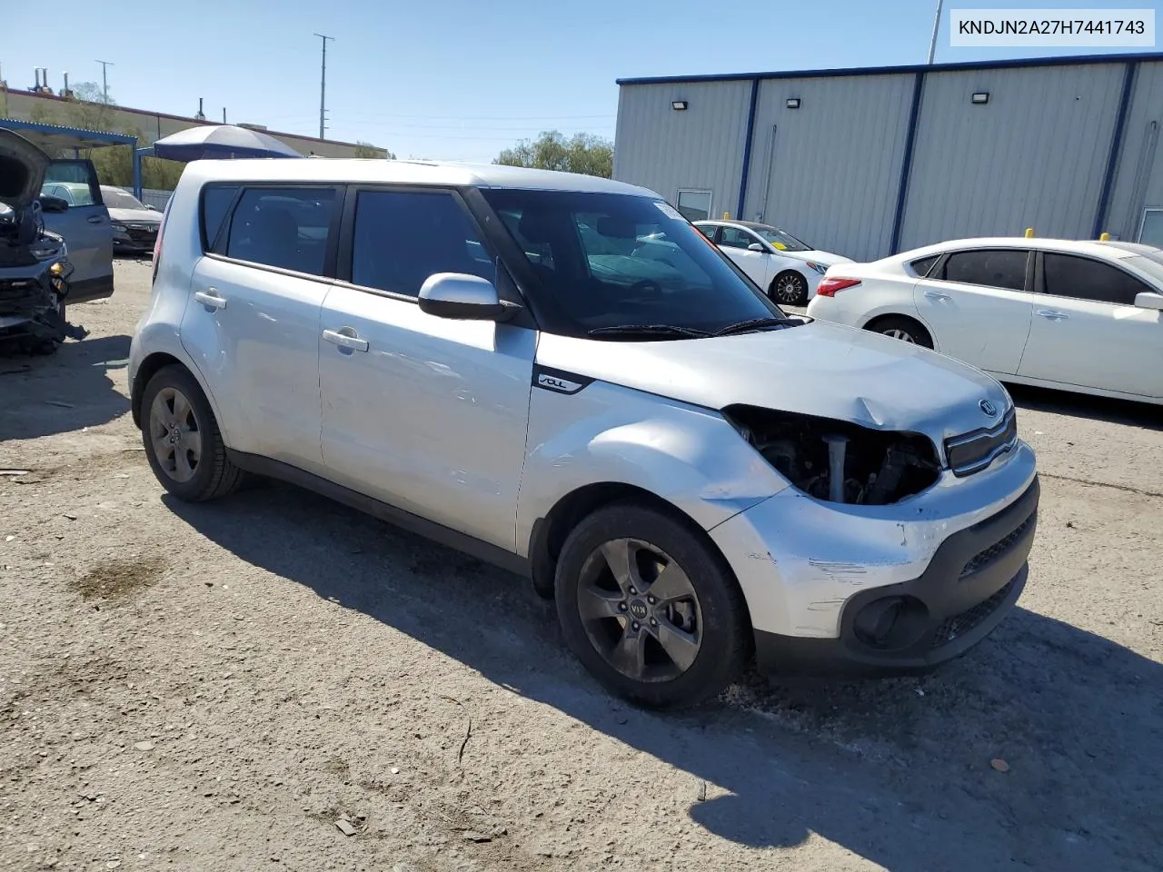 2017 Kia Soul VIN: KNDJN2A27H7441743 Lot: 76995234