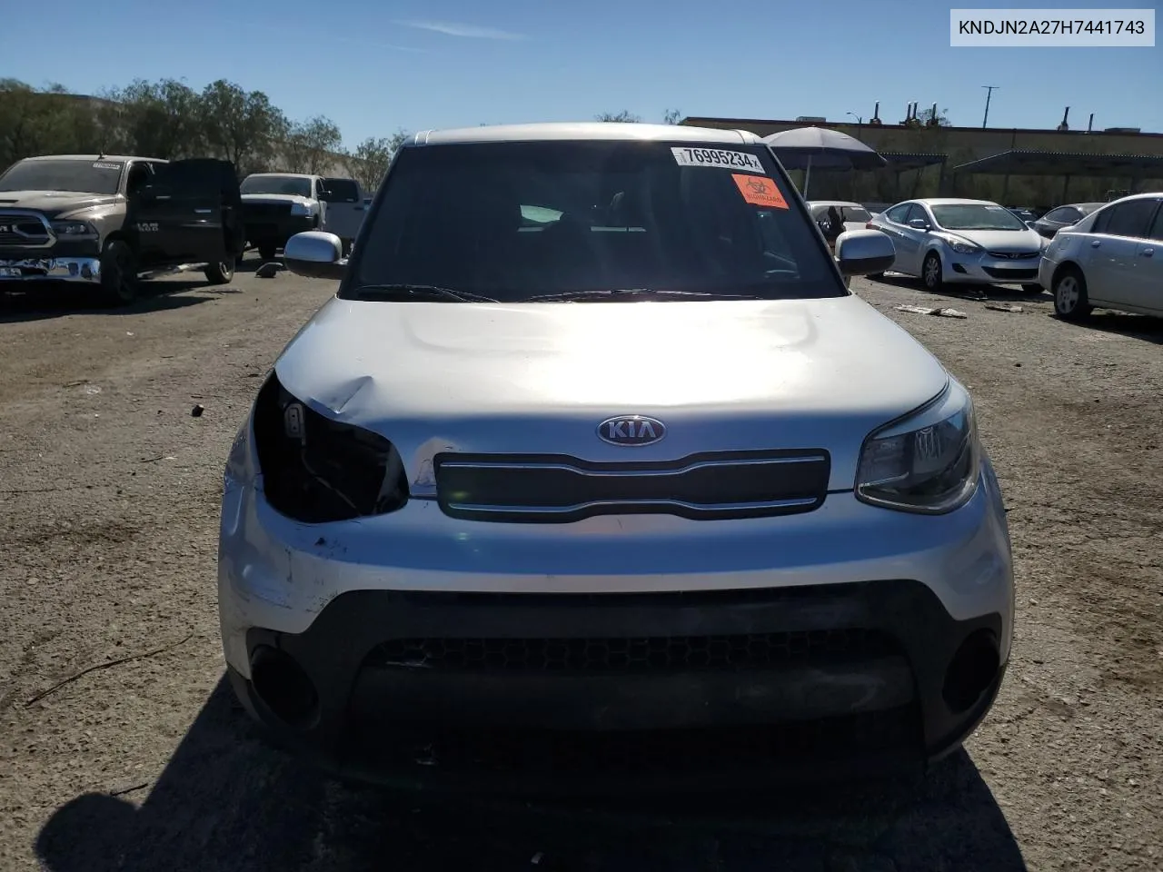 2017 Kia Soul VIN: KNDJN2A27H7441743 Lot: 76995234