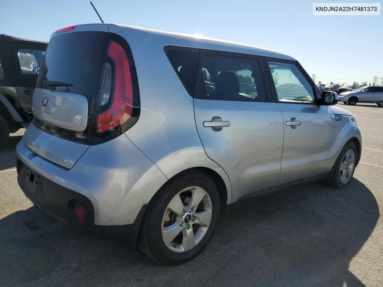 2017 Kia Soul VIN: KNDJN2A22H7481373 Lot: 77139534