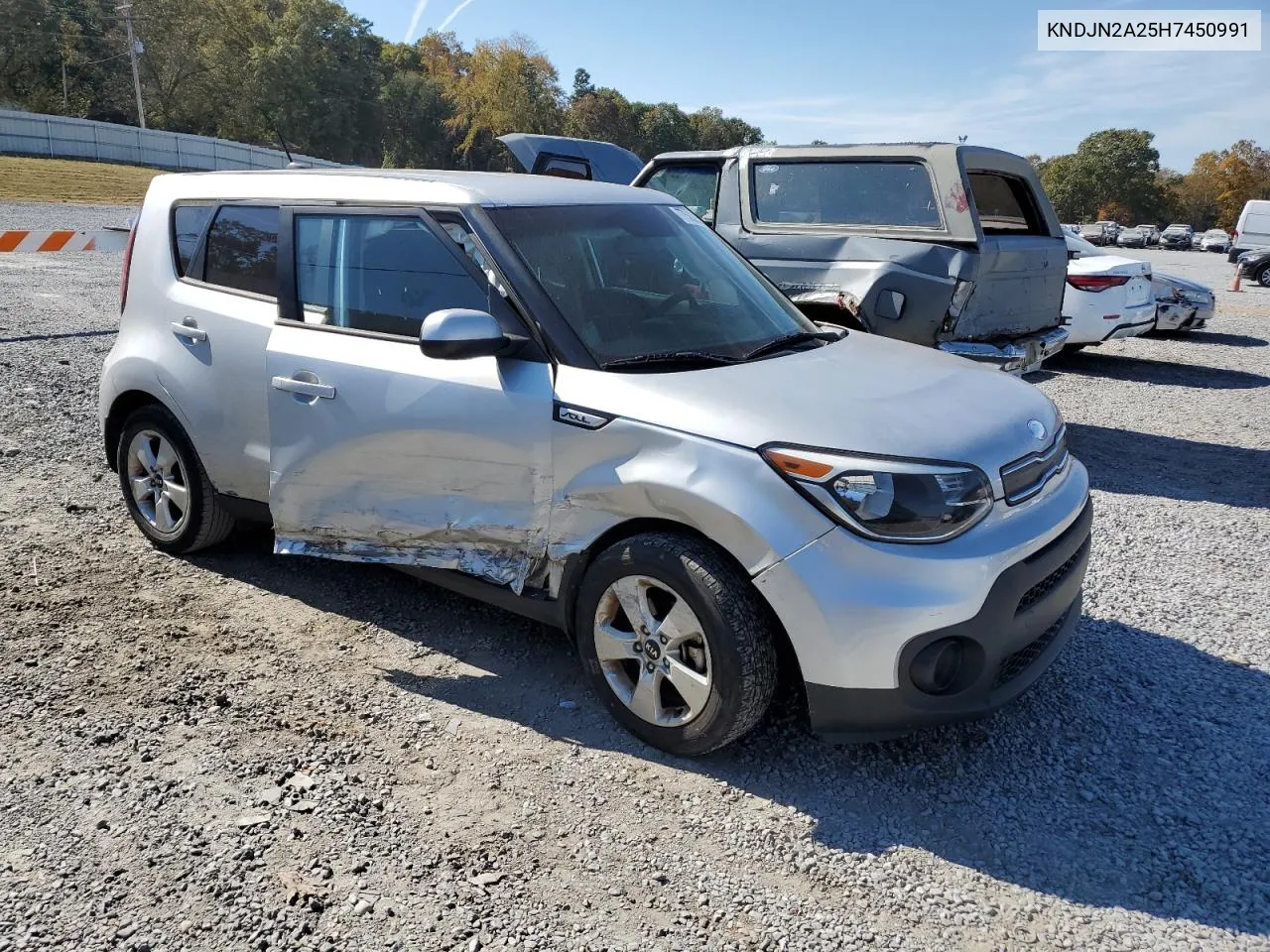 2017 Kia Soul VIN: KNDJN2A25H7450991 Lot: 77563844