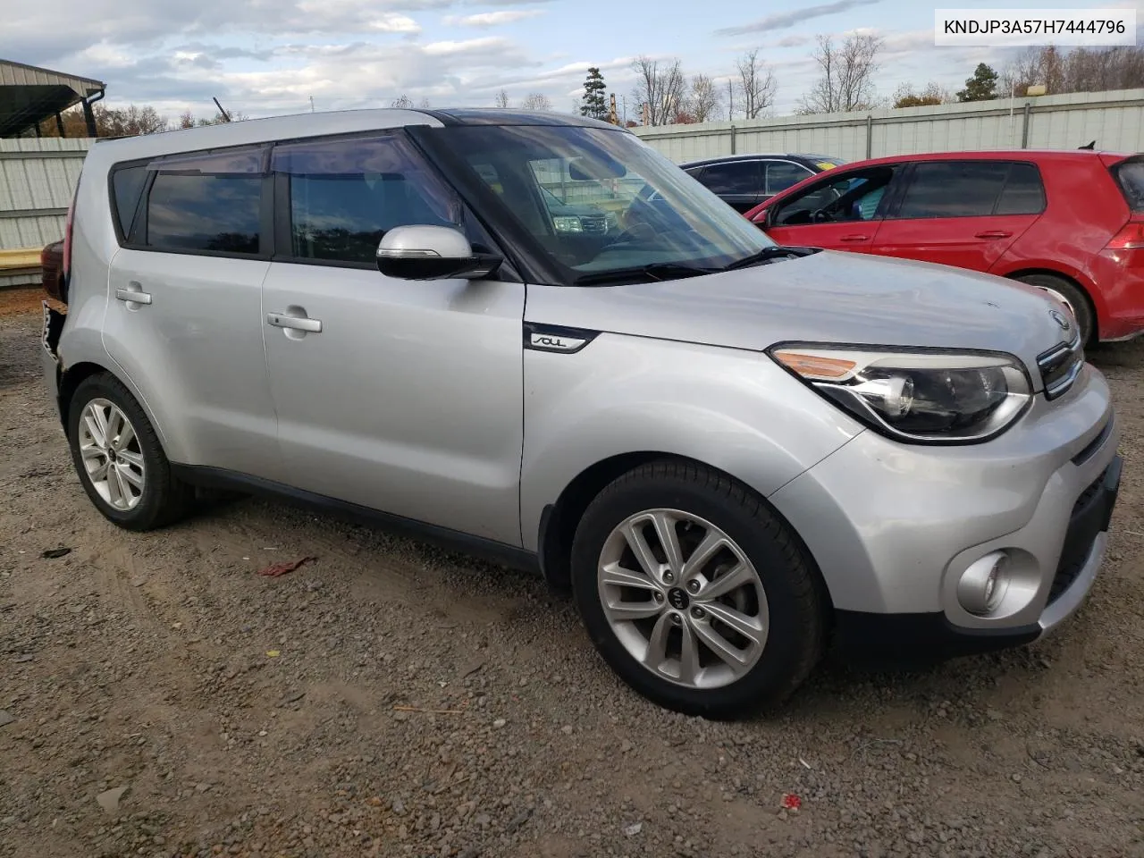 2017 Kia Soul + VIN: KNDJP3A57H7444796 Lot: 77619674