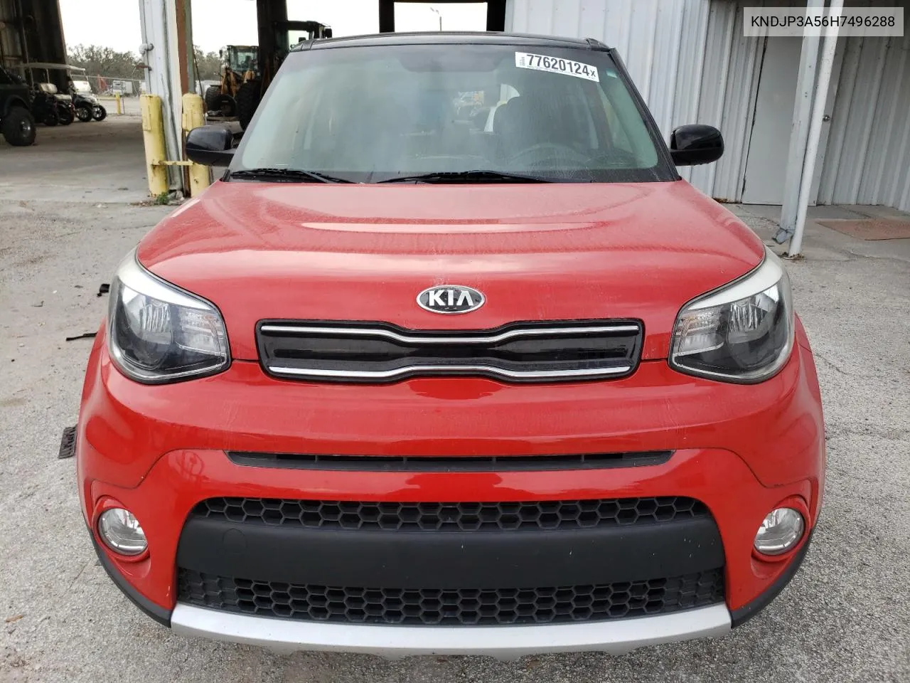 2017 Kia Soul + VIN: KNDJP3A56H7496288 Lot: 77620124