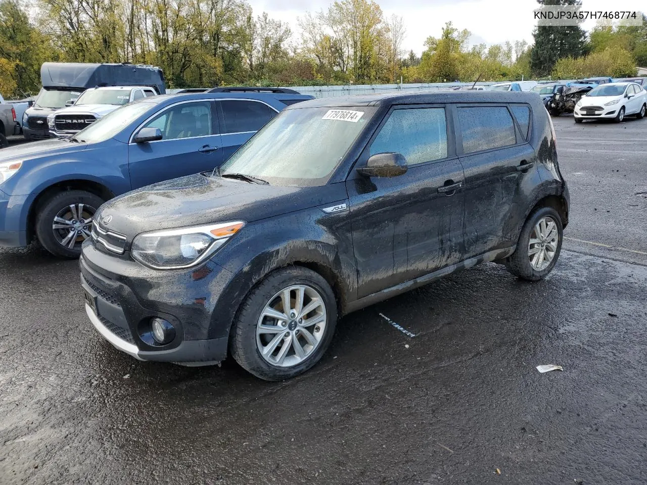 2017 Kia Soul + VIN: KNDJP3A57H7468774 Lot: 77976814