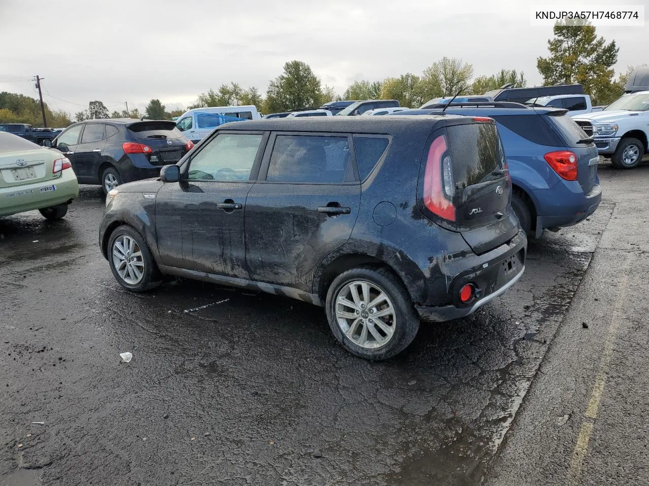 2017 Kia Soul + VIN: KNDJP3A57H7468774 Lot: 77976814