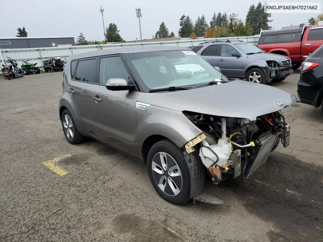 2017 Kia Soul Ev VIN: KNDJP3AE8H7021662 Lot: 78087464