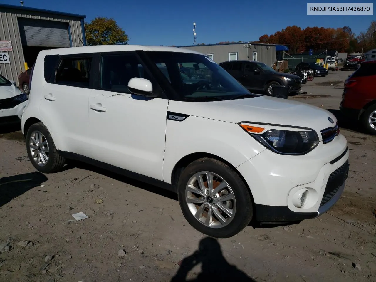 2017 Kia Soul + VIN: KNDJP3A58H7436870 Lot: 78151854