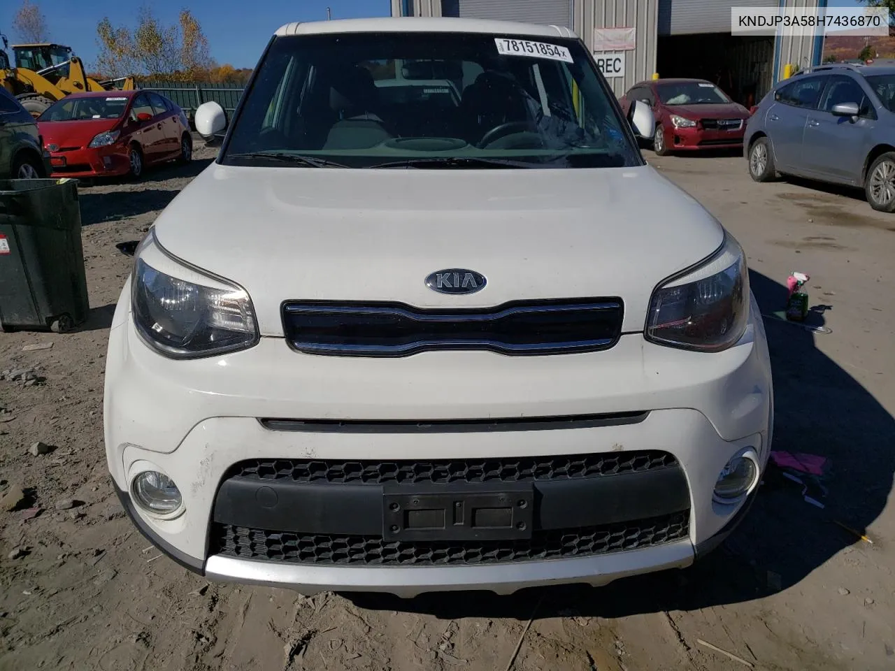 2017 Kia Soul + VIN: KNDJP3A58H7436870 Lot: 78151854