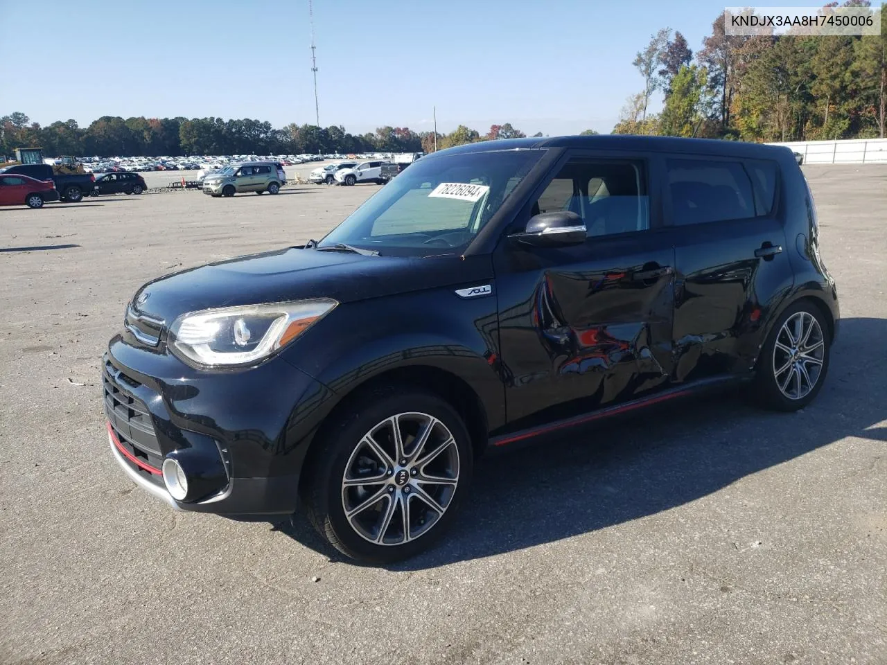 2017 Kia Soul ! VIN: KNDJX3AA8H7450006 Lot: 78226094