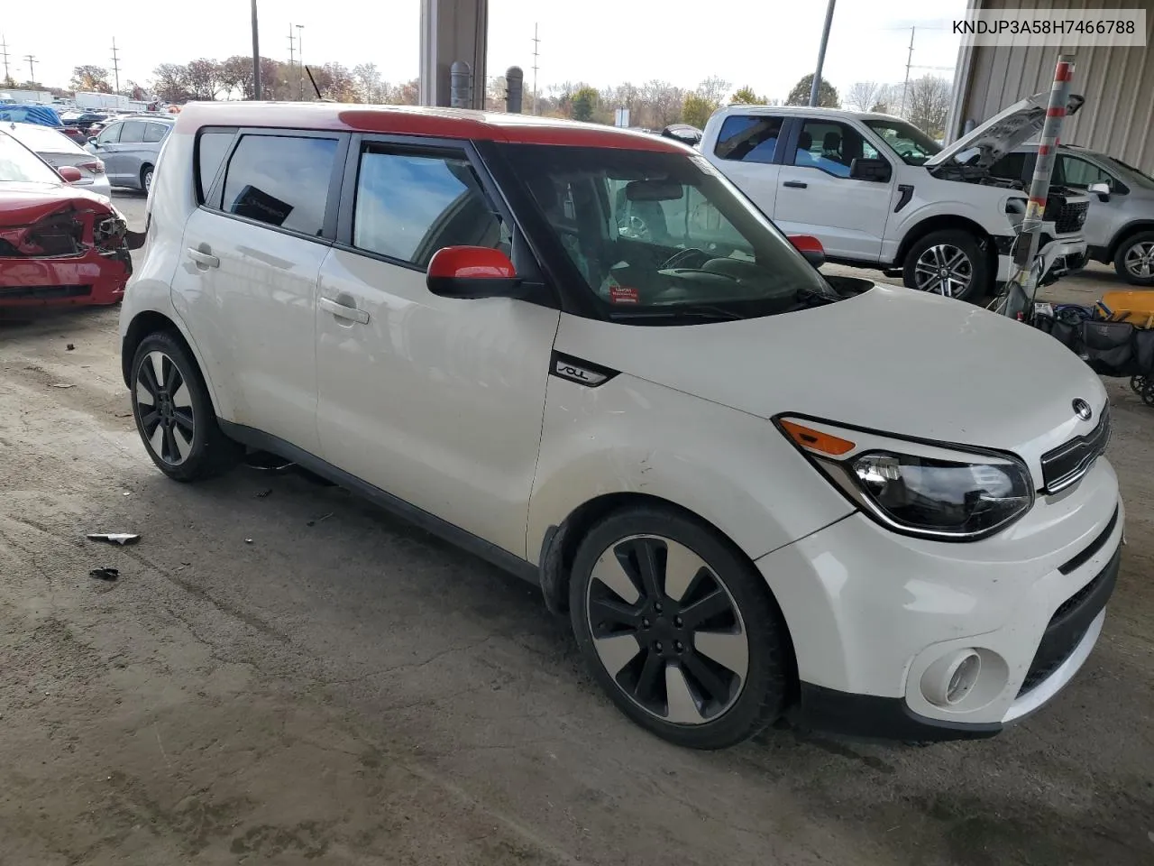 2017 Kia Soul + VIN: KNDJP3A58H7466788 Lot: 78701074