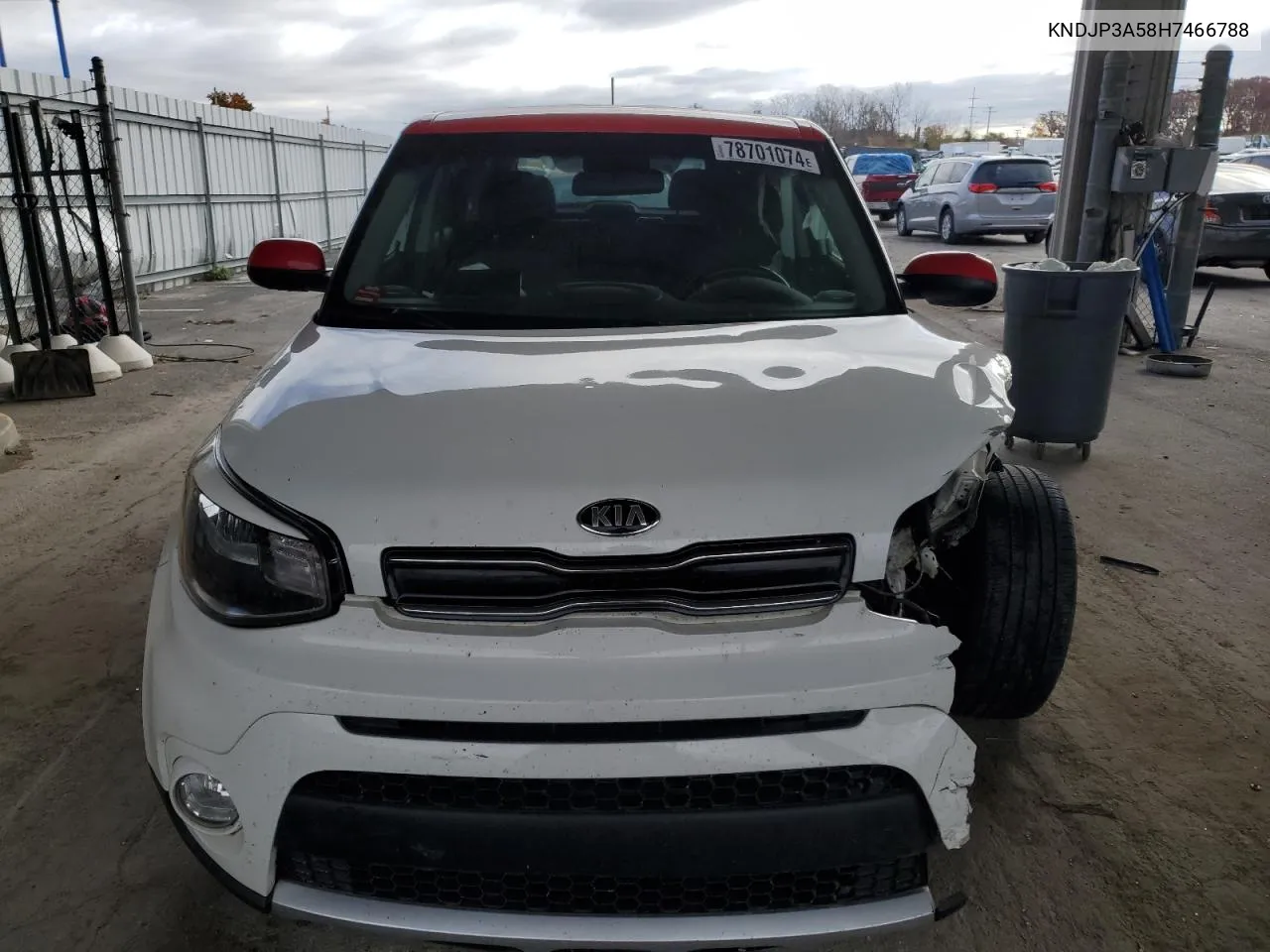 2017 Kia Soul + VIN: KNDJP3A58H7466788 Lot: 78701074