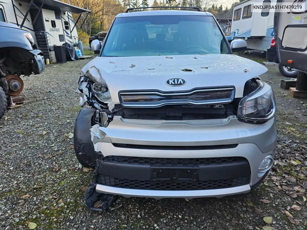 2017 Kia Soul + VIN: KNDJP3A51H7479219 Lot: 79286054