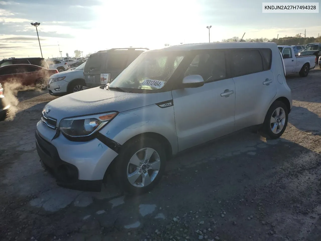 2017 Kia Soul VIN: KNDJN2A27H7494328 Lot: 79312464