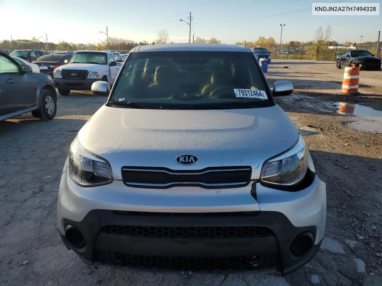 2017 Kia Soul VIN: KNDJN2A27H7494328 Lot: 79312464