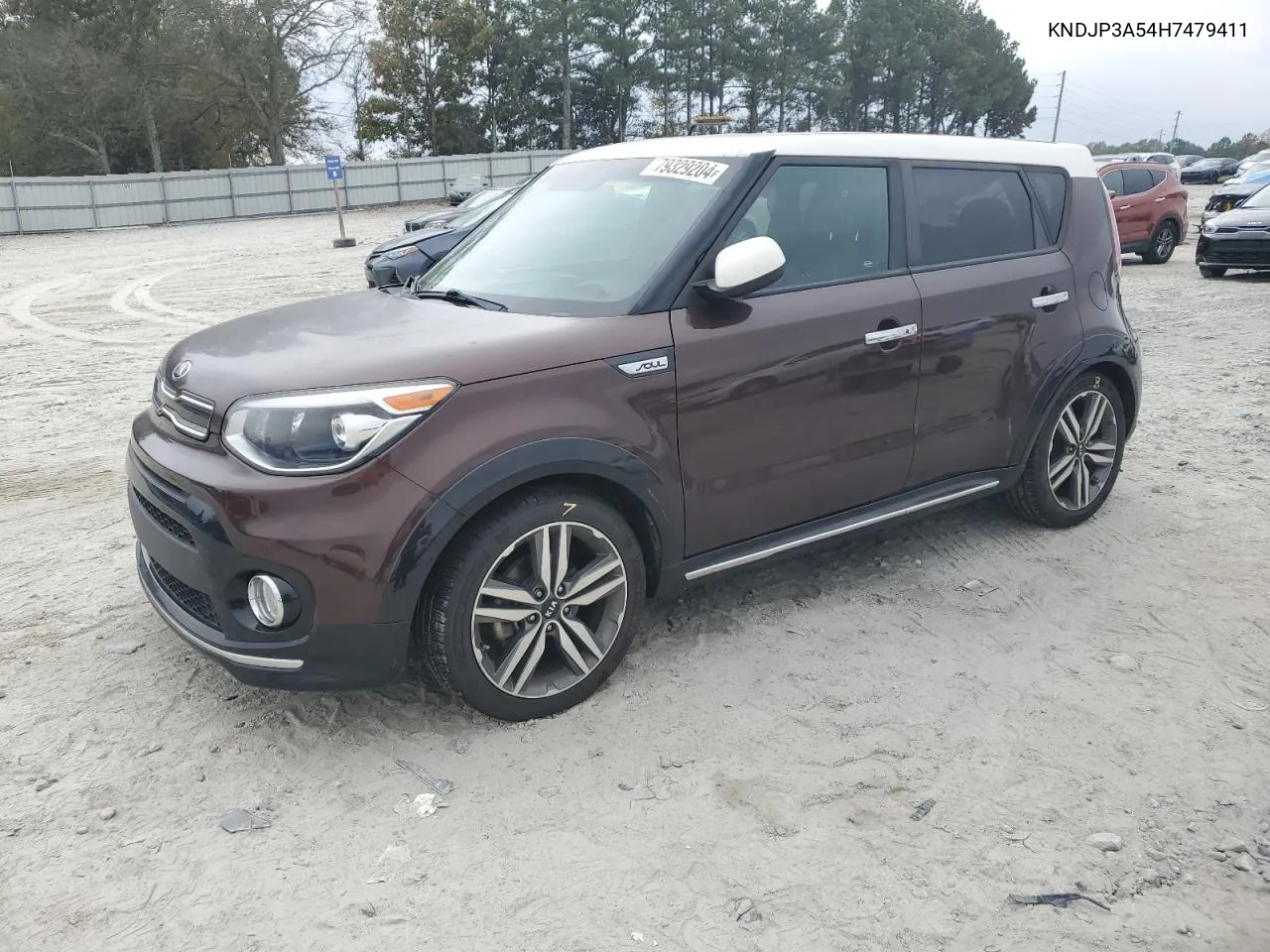 2017 Kia Soul + VIN: KNDJP3A54H7479411 Lot: 79329204