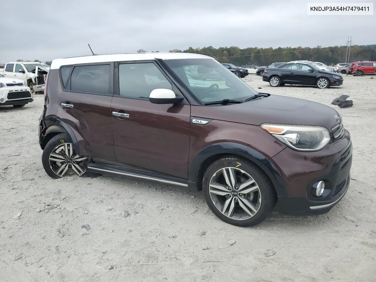 2017 Kia Soul + VIN: KNDJP3A54H7479411 Lot: 79329204