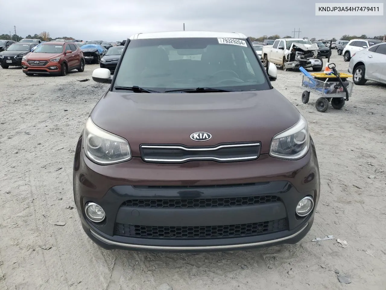 2017 Kia Soul + VIN: KNDJP3A54H7479411 Lot: 79329204