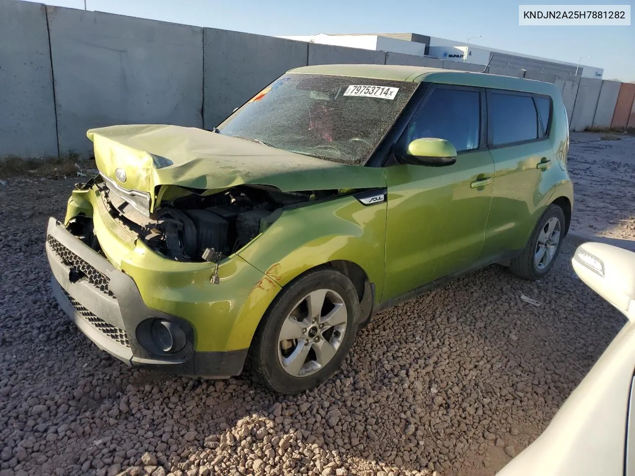 2017 Kia Soul VIN: KNDJN2A25H7881282 Lot: 79753714