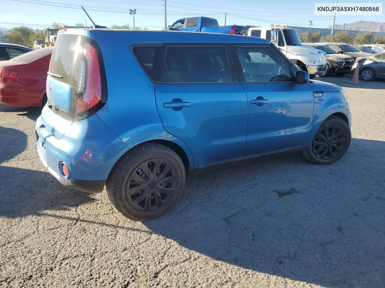 2017 Kia Soul + VIN: KNDJP3A5XH7480868 Lot: 79766304