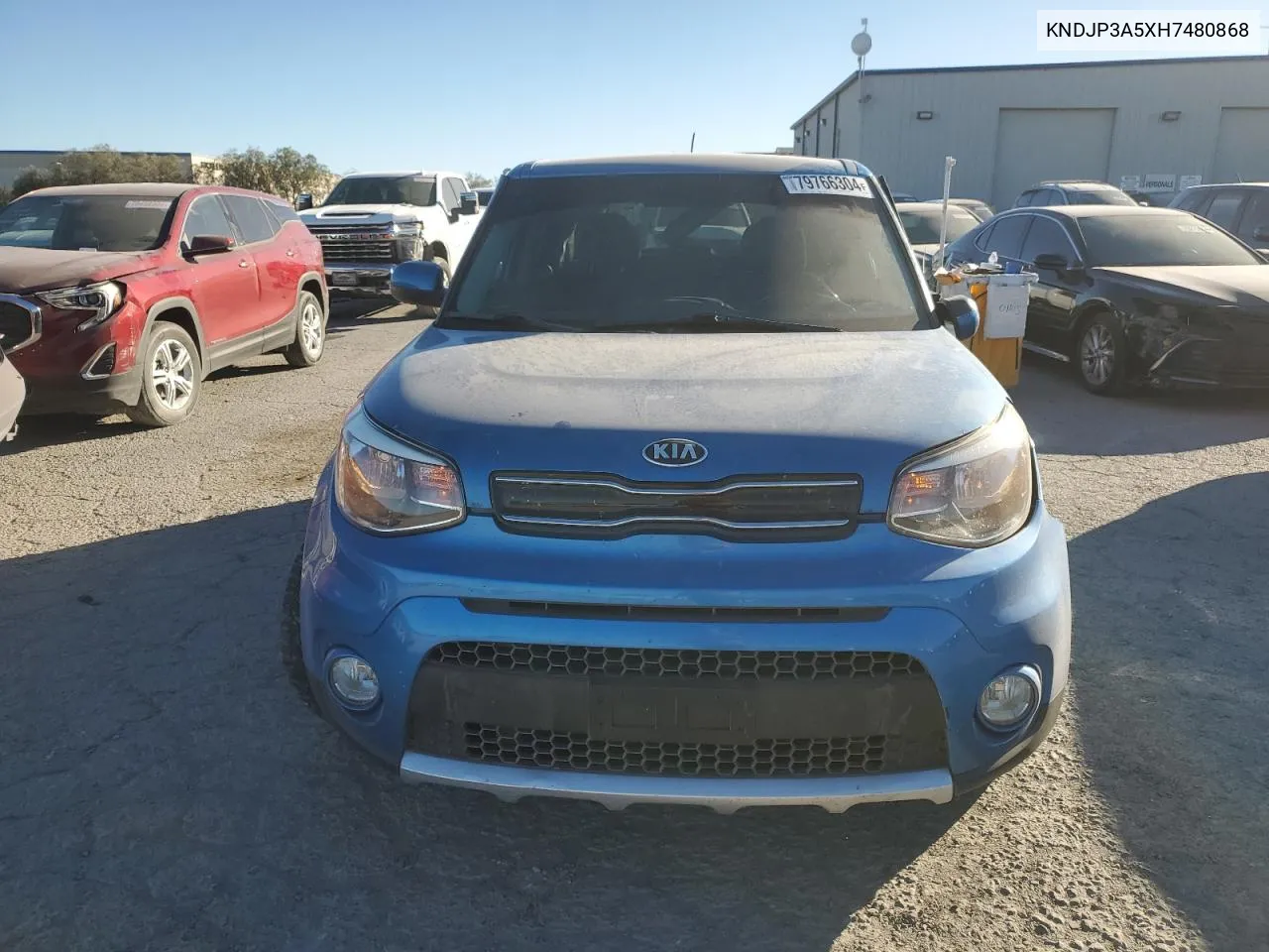 2017 Kia Soul + VIN: KNDJP3A5XH7480868 Lot: 79766304