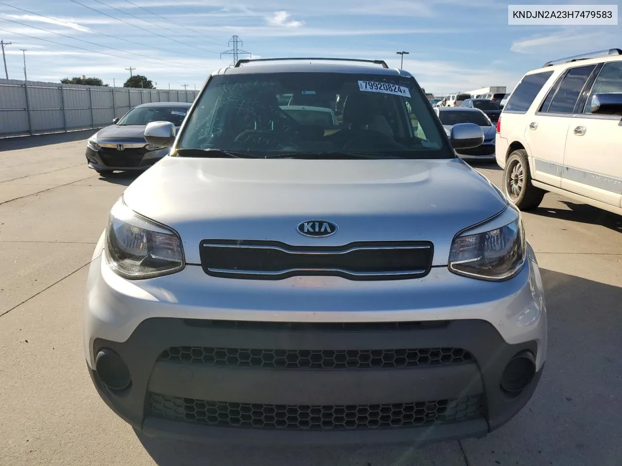 2017 Kia Soul VIN: KNDJN2A23H7479583 Lot: 79920824