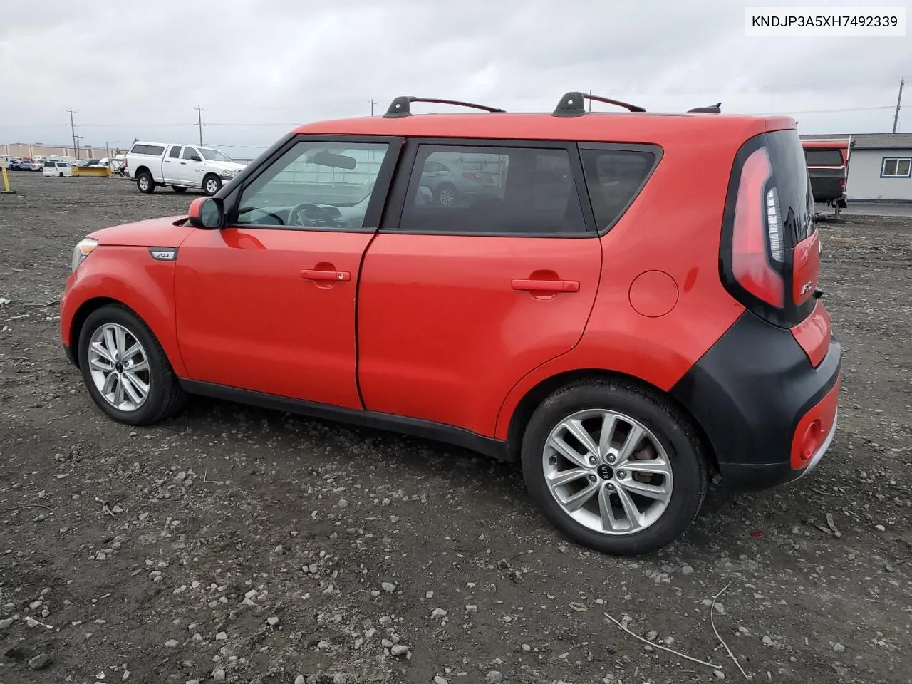 2017 Kia Soul + VIN: KNDJP3A5XH7492339 Lot: 80106664