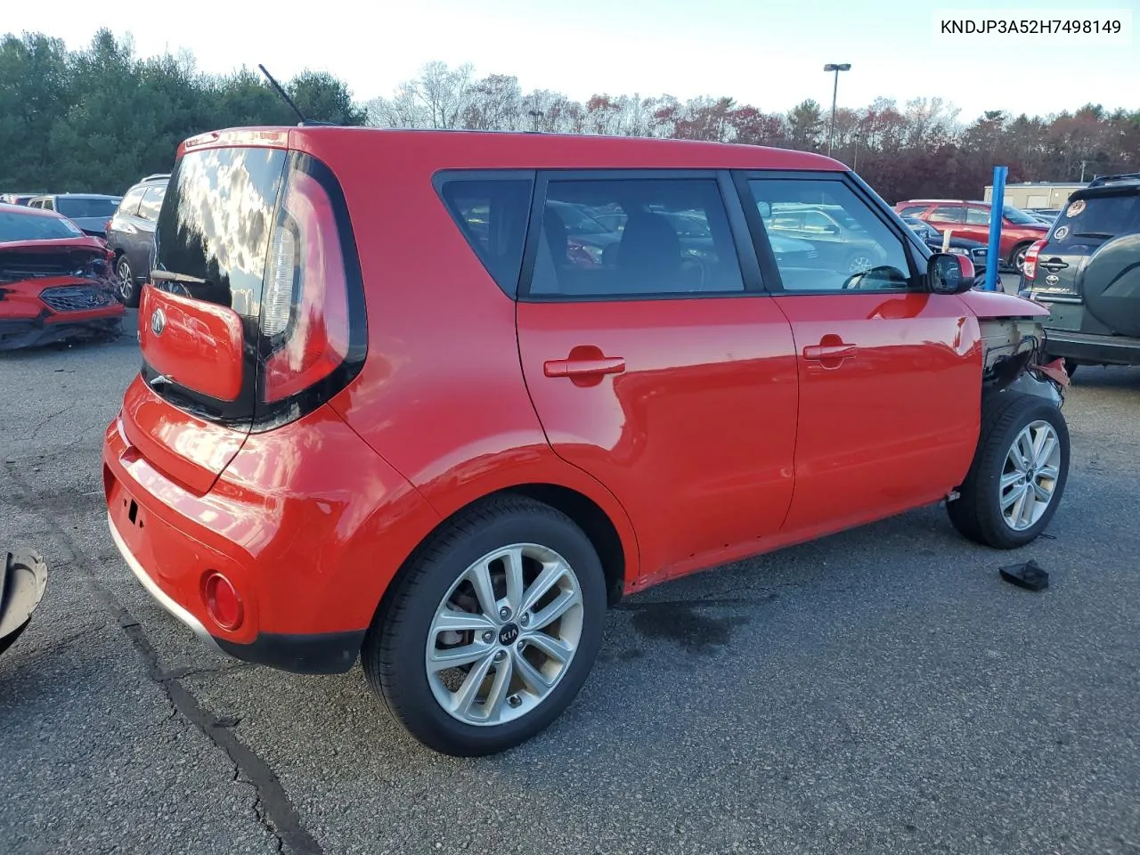 2017 Kia Soul + VIN: KNDJP3A52H7498149 Lot: 80417324