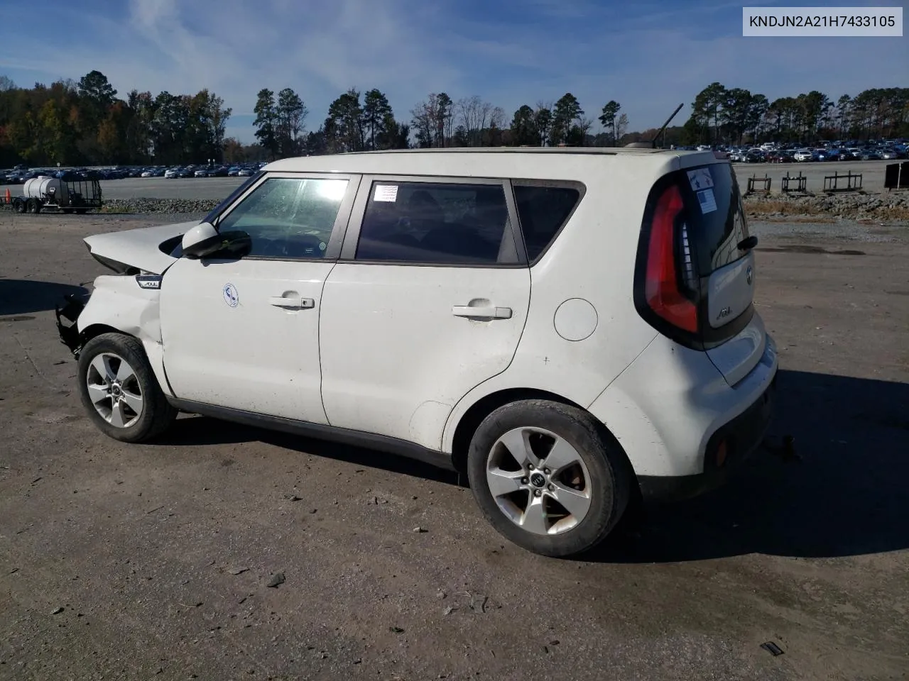 2017 Kia Soul VIN: KNDJN2A21H7433105 Lot: 81093954