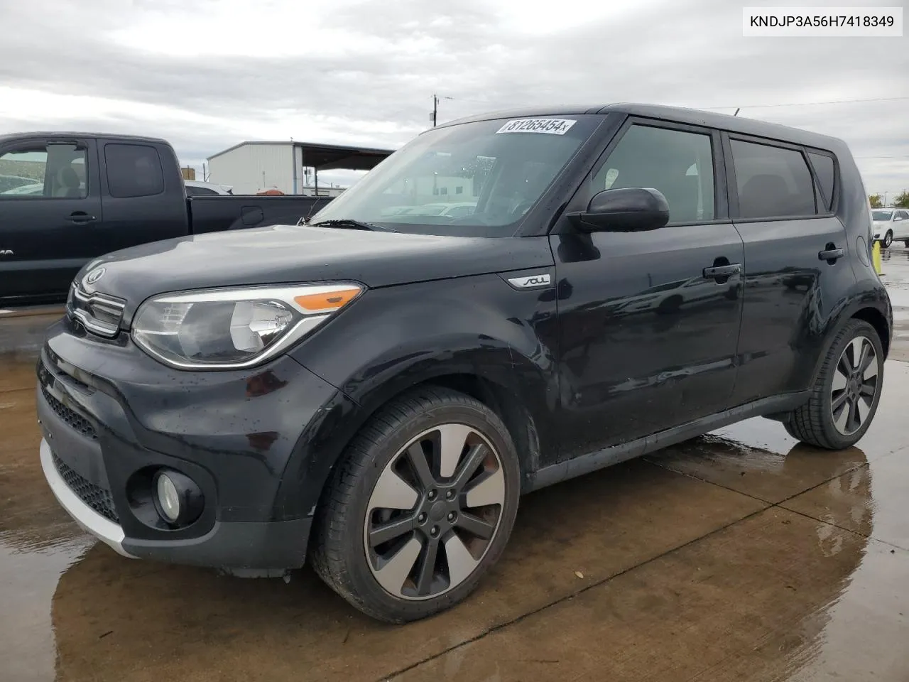 2017 Kia Soul + VIN: KNDJP3A56H7418349 Lot: 81265454