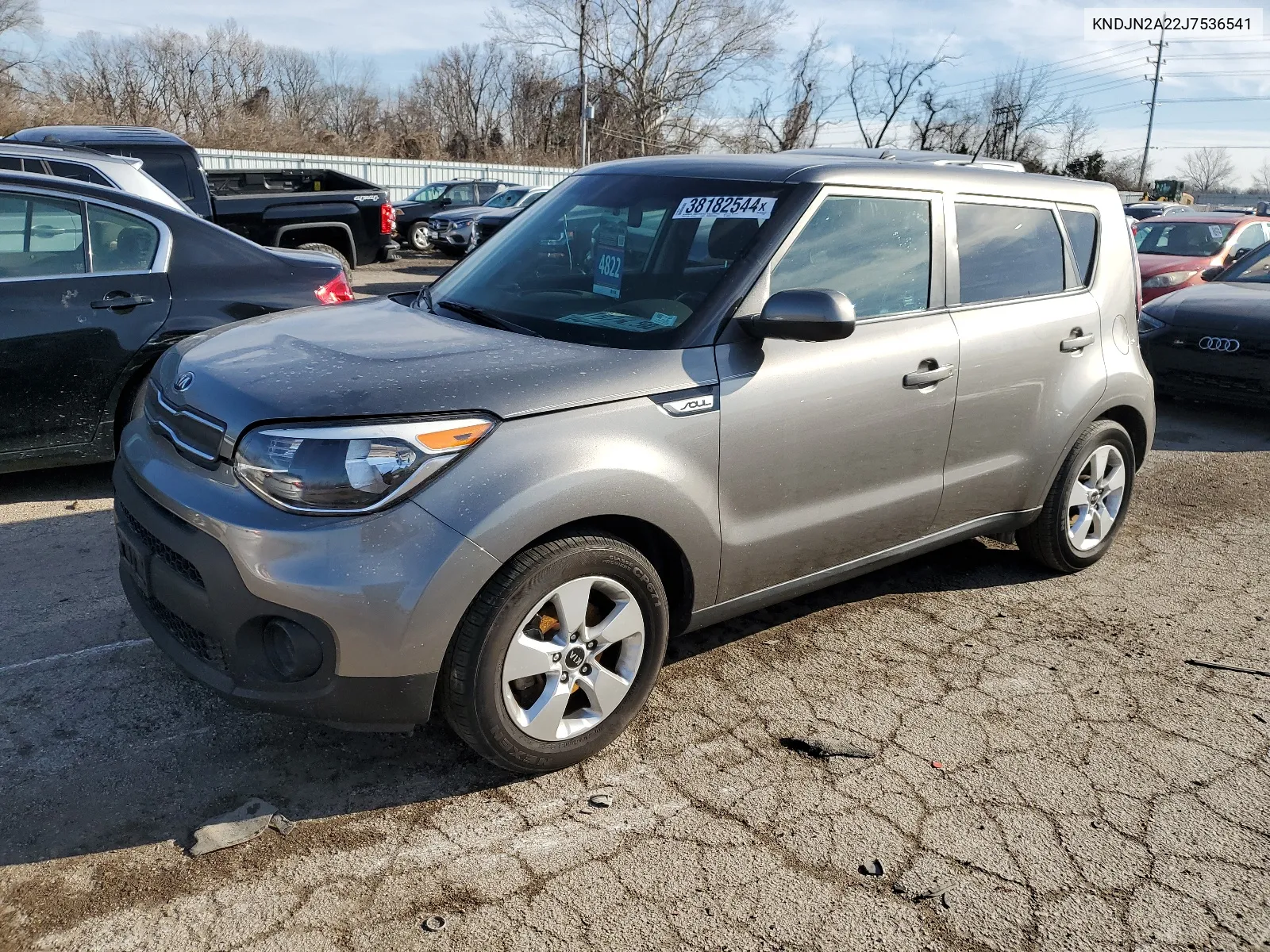 2018 Kia Soul VIN: KNDJN2A22J7536541 Lot: 38182544