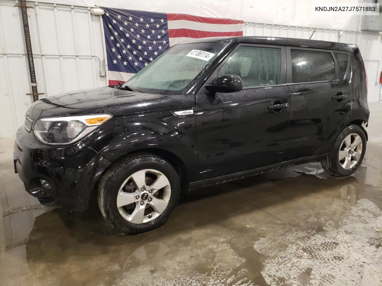 2018 Kia Soul VIN: KNDJN2A27J7571883 Lot: 41186114