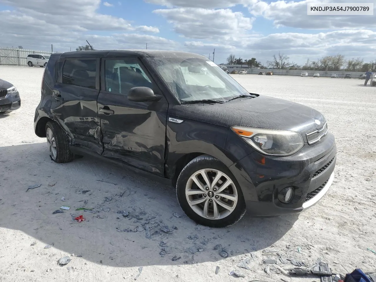 2018 Kia Soul + VIN: KNDJP3A54J7900789 Lot: 42209334