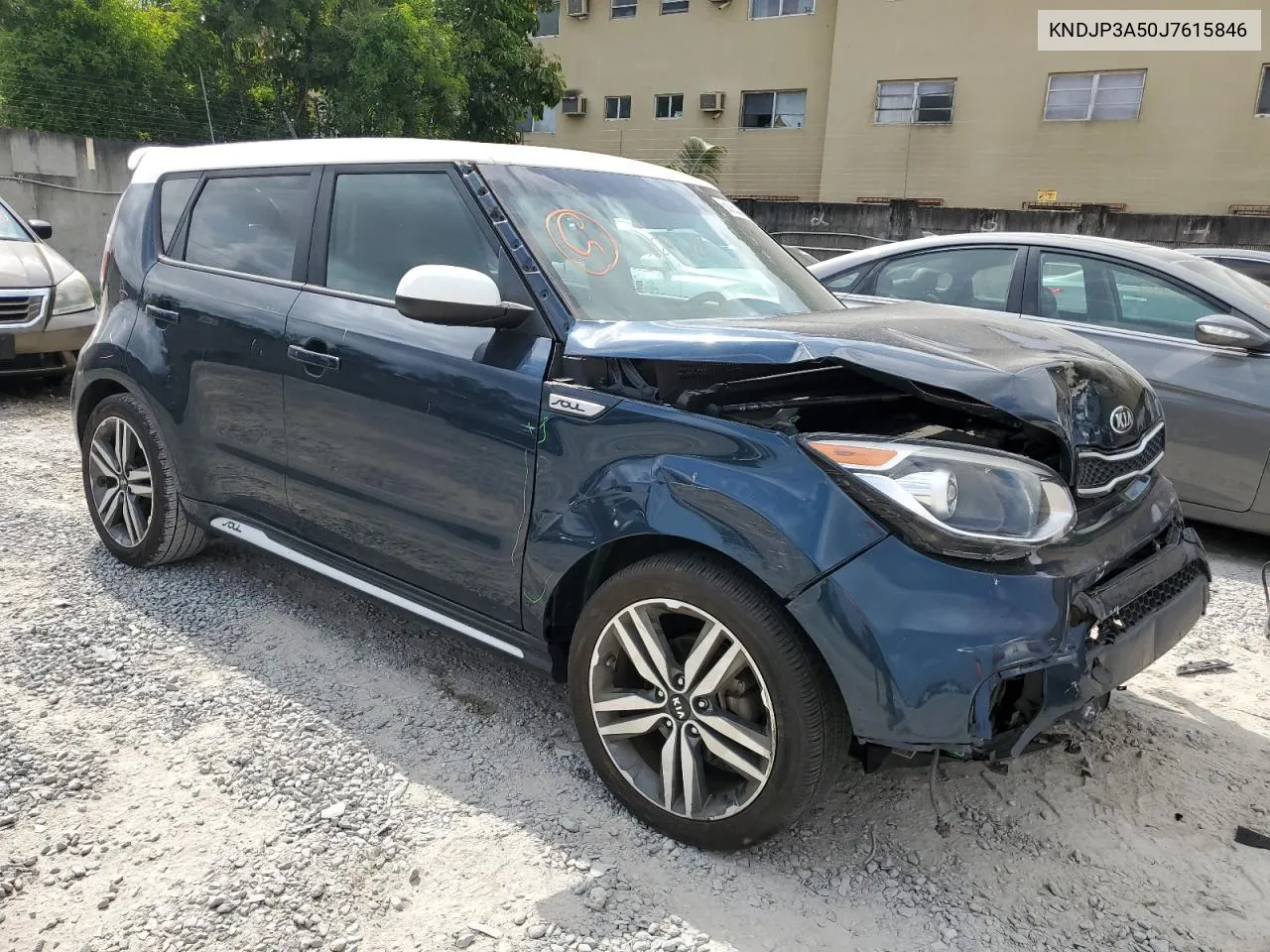 2018 Kia Soul + VIN: KNDJP3A50J7615846 Lot: 50263264