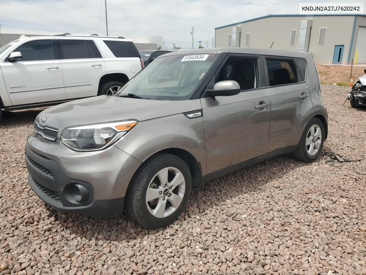 2018 Kia Soul VIN: KNDJN2A27J7620242 Lot: 51643534