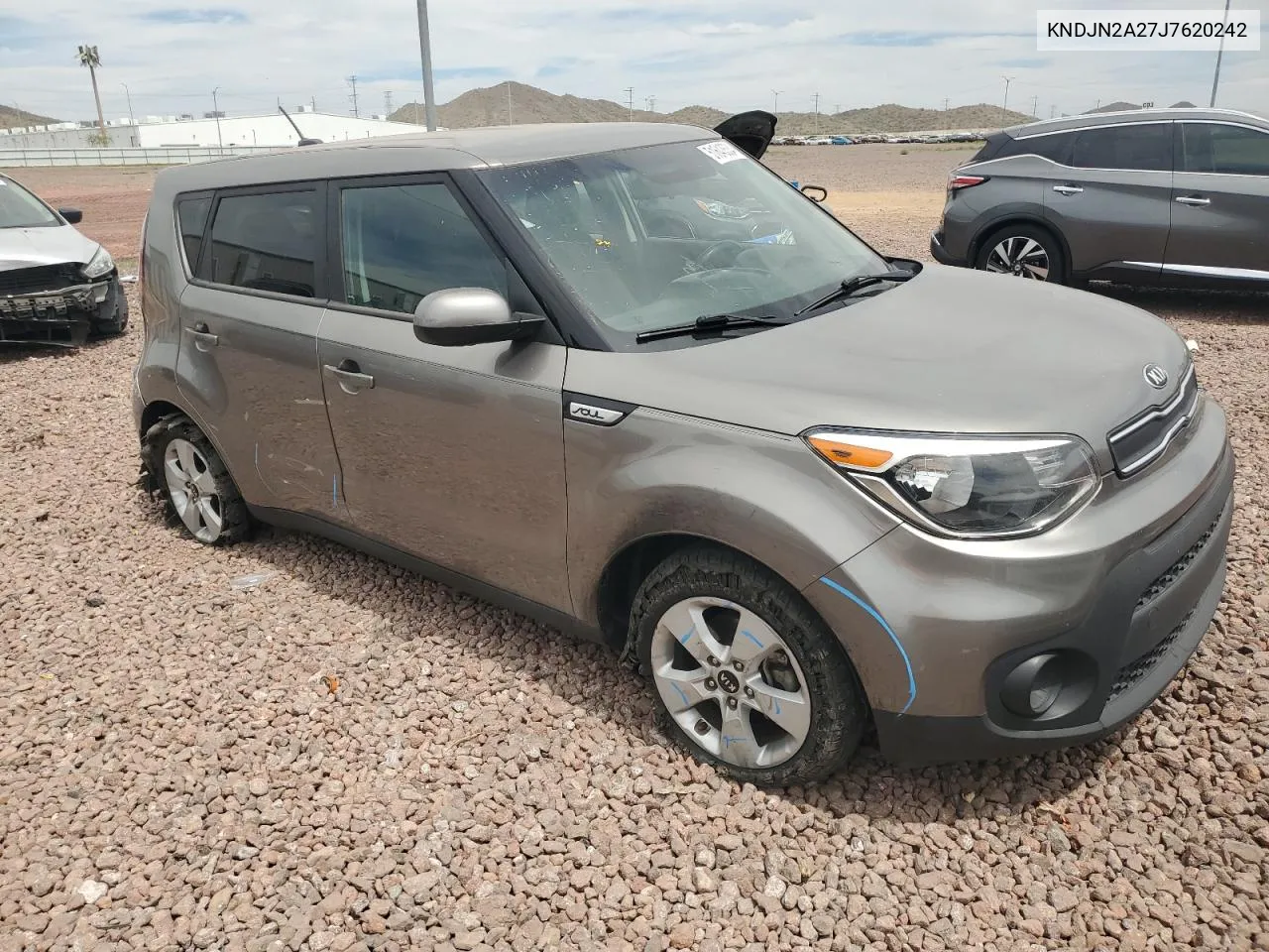 2018 Kia Soul VIN: KNDJN2A27J7620242 Lot: 51643534