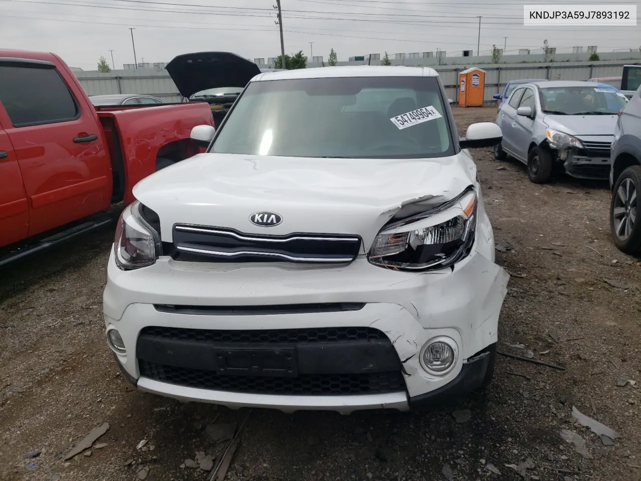 2018 Kia Soul + VIN: KNDJP3A59J7893192 Lot: 54749964