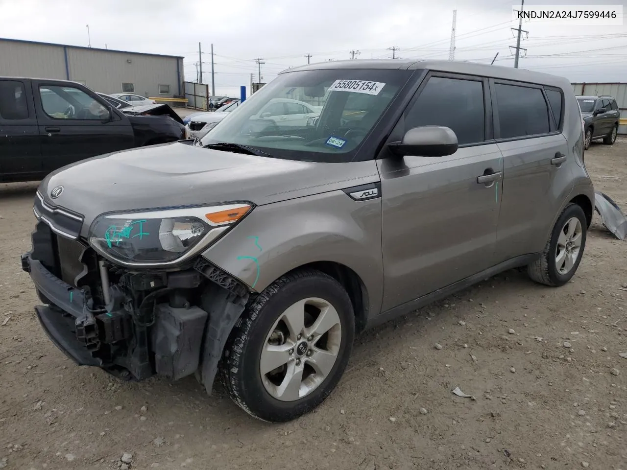 2018 Kia Soul VIN: KNDJN2A24J7599446 Lot: 55805154