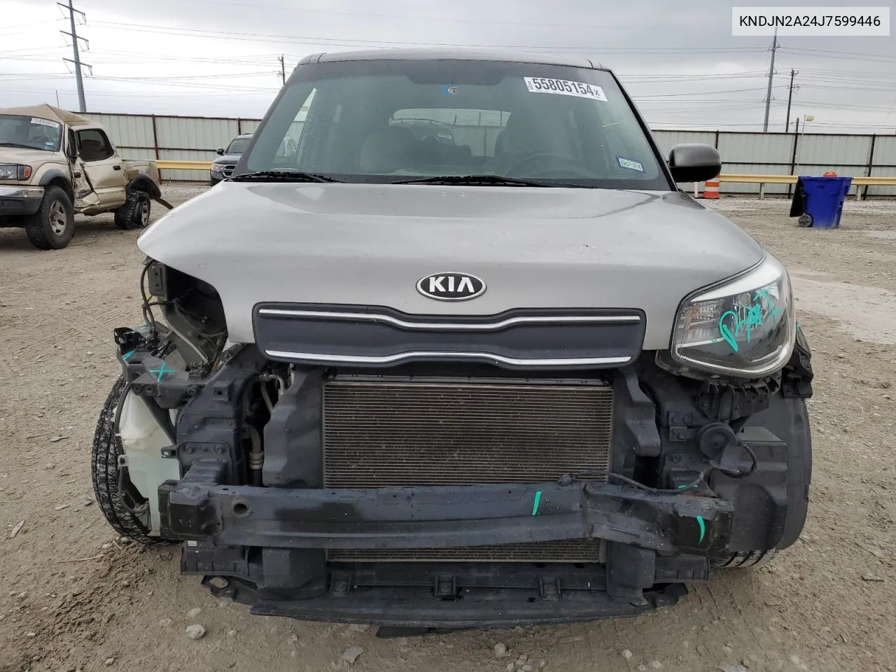 2018 Kia Soul VIN: KNDJN2A24J7599446 Lot: 55805154