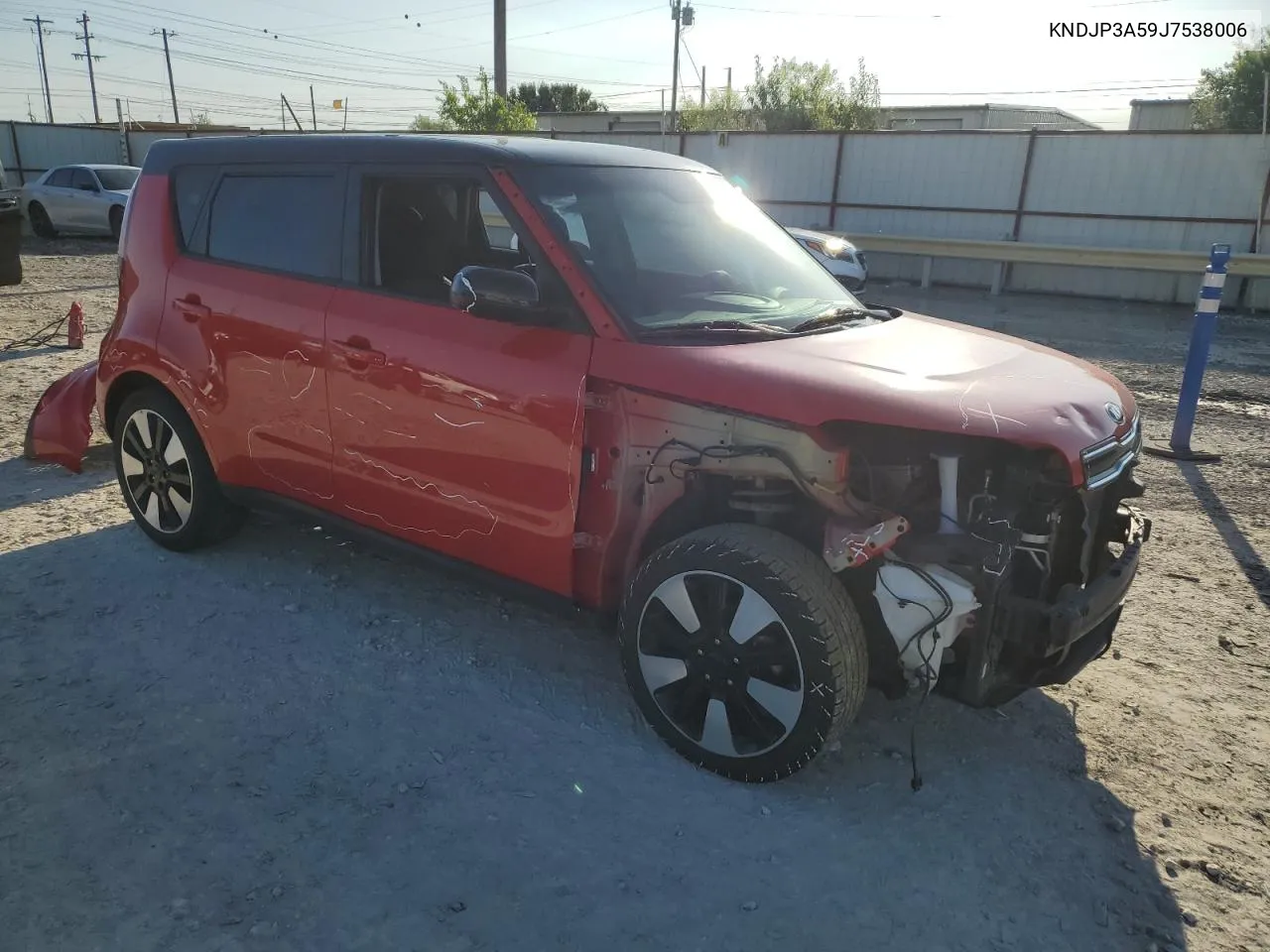 2018 Kia Soul + VIN: KNDJP3A59J7538006 Lot: 57636884