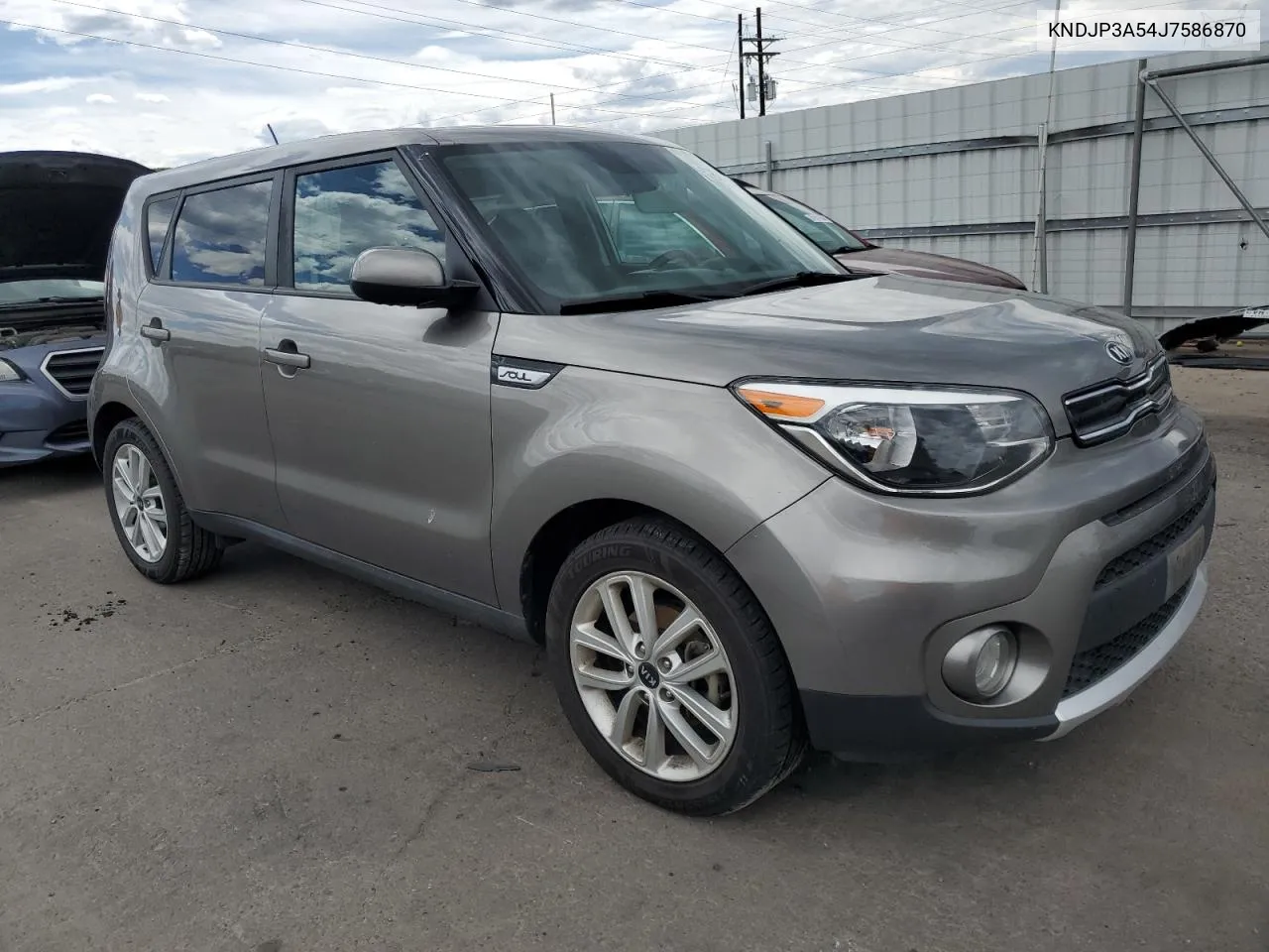 2018 Kia Soul + VIN: KNDJP3A54J7586870 Lot: 57697854