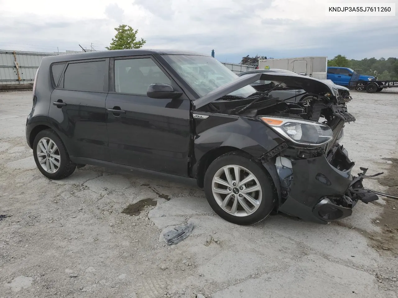 2018 Kia Soul + VIN: KNDJP3A55J7611260 Lot: 60664994