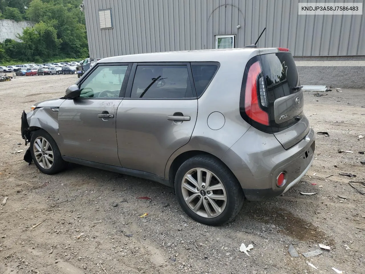 2018 Kia Soul + VIN: KNDJP3A58J7586483 Lot: 62570174