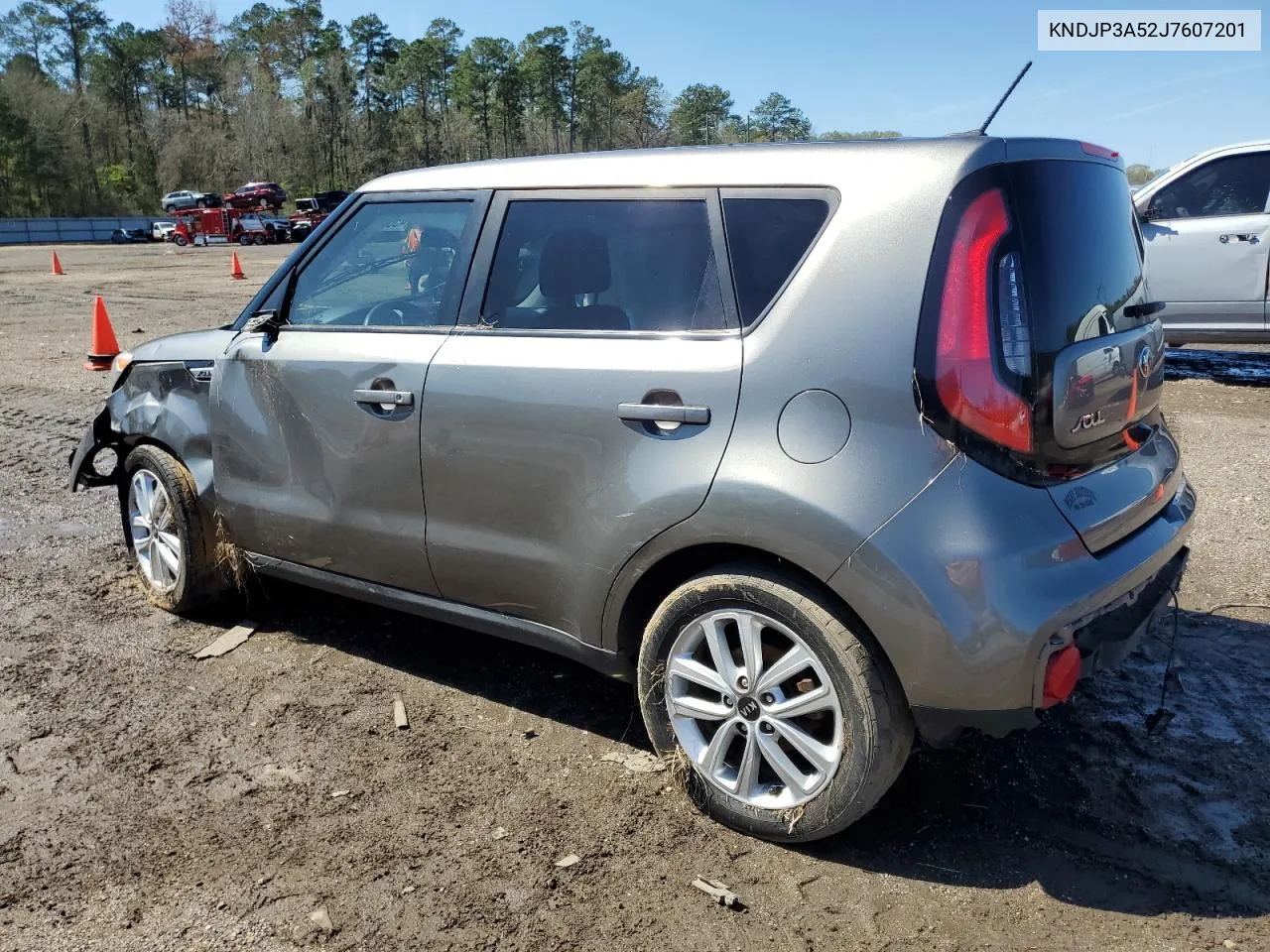 2018 Kia Soul + VIN: KNDJP3A52J7607201 Lot: 62930684