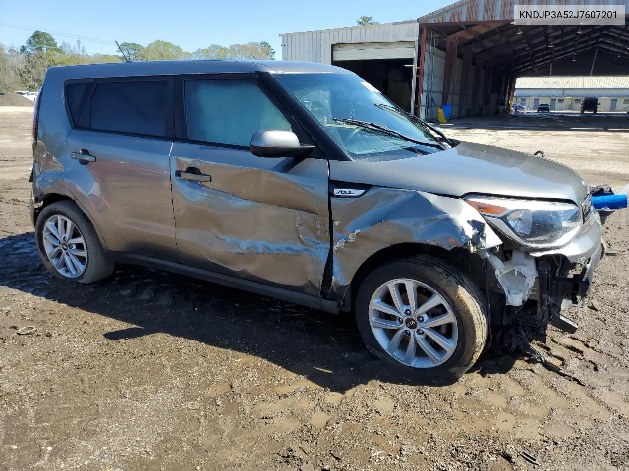 2018 Kia Soul + VIN: KNDJP3A52J7607201 Lot: 62930684