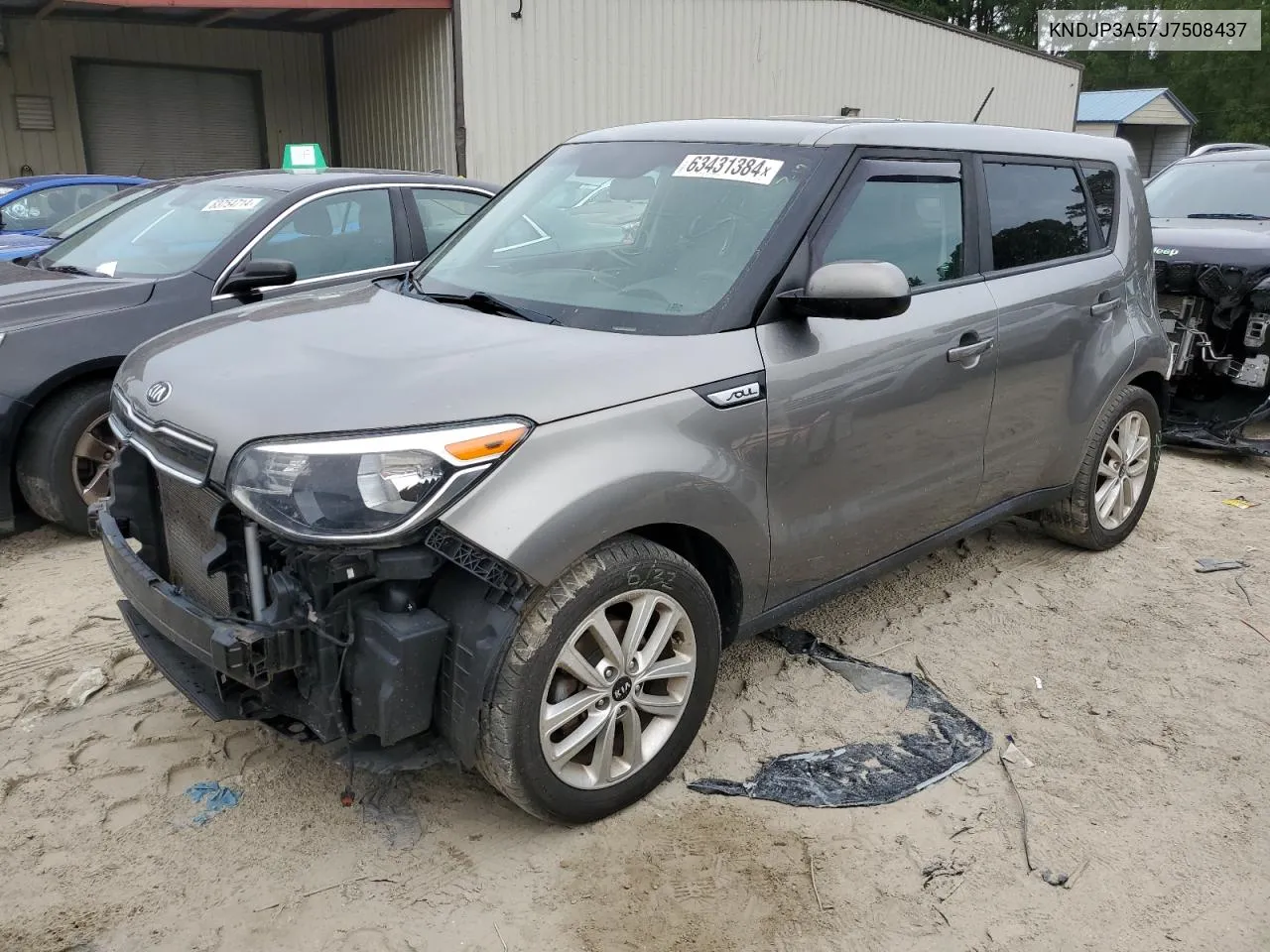 2018 Kia Soul + VIN: KNDJP3A57J7508437 Lot: 63431384